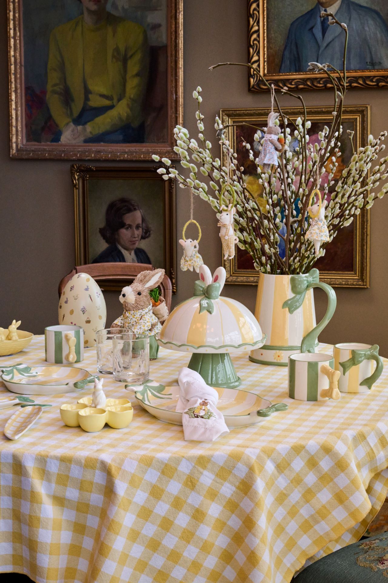 Tårtfat multi/gul - 2