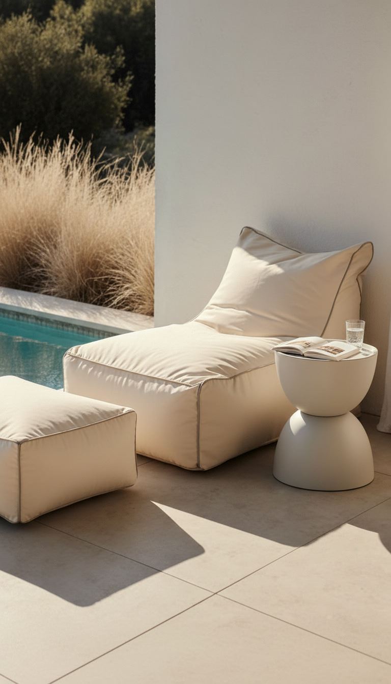 Sittsäcksstol multi/beige - 2