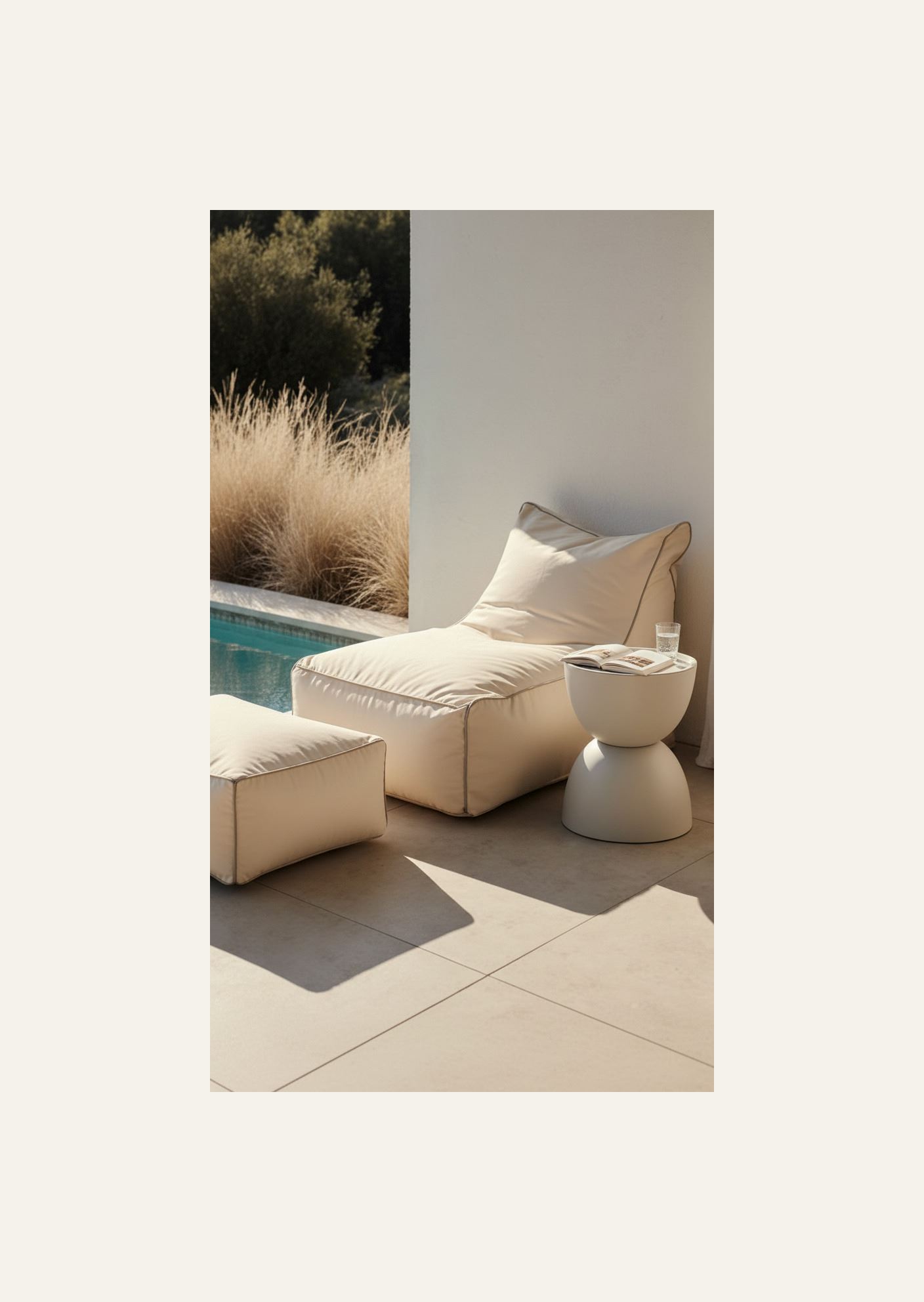 Sittsäcksstol multi/beige - 2