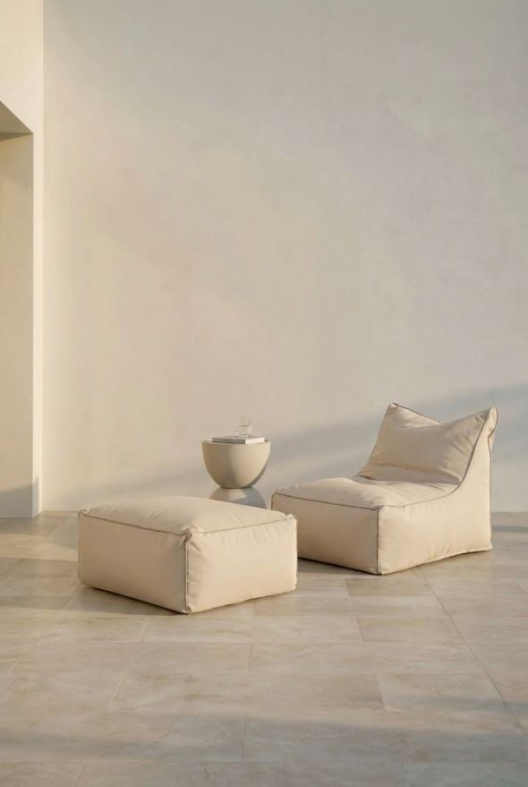 Puff multi/beige - 2