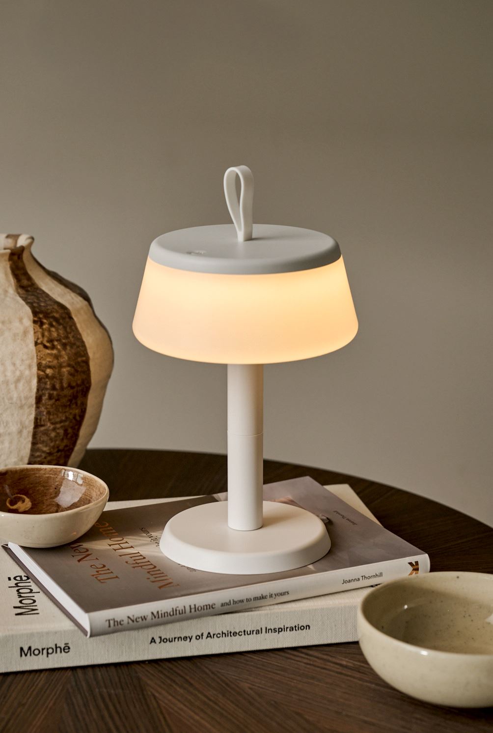 Batteridriven lampa vit - 2