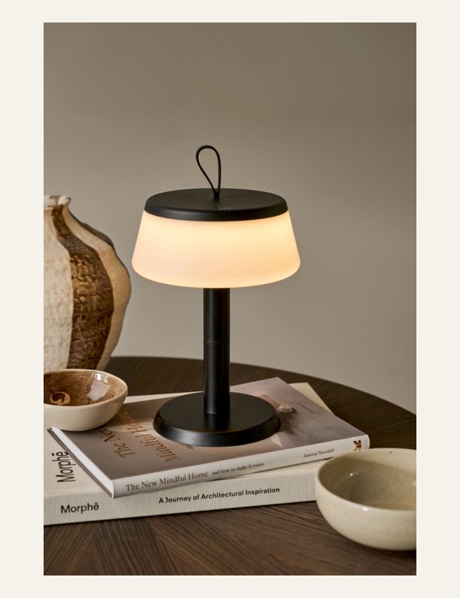 Batteridriven lampa svart - 2