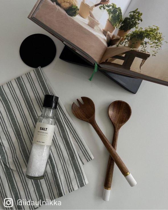 Salladsbestick brun - 6