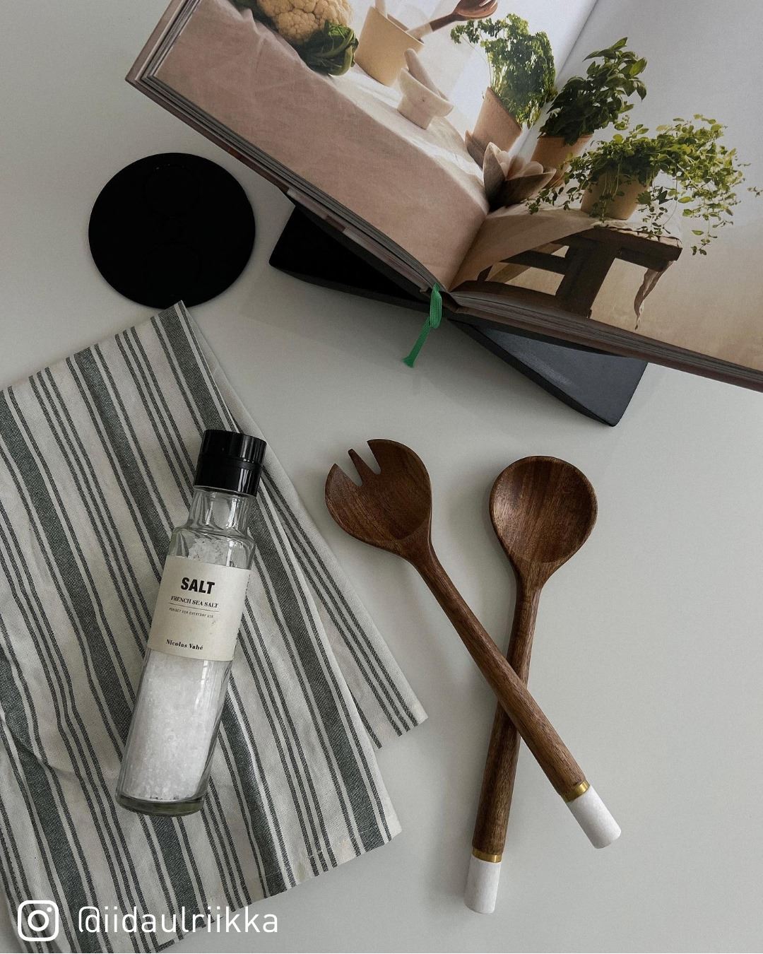 Salladsbestick brun - 6