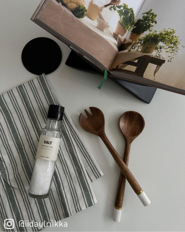 Salladsbestick brun - 6