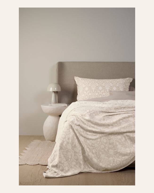 Påslakanset i linne & bomull vit - 150x210 cm vit - 1