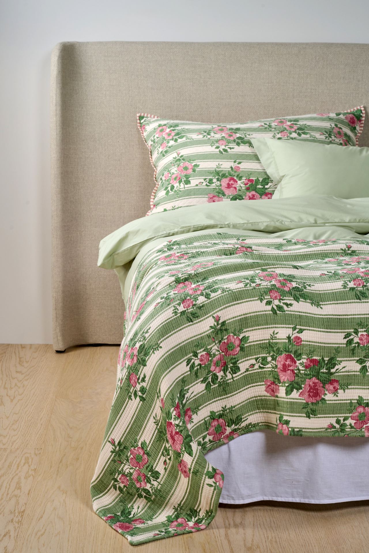 Överkast multi/grön - 3