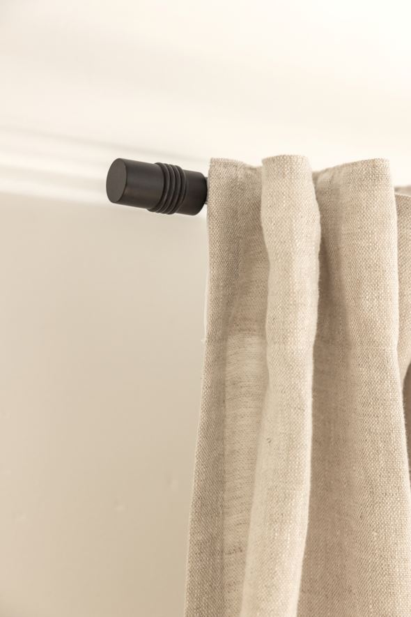 Gardinknopp, 2-pack svart - 5