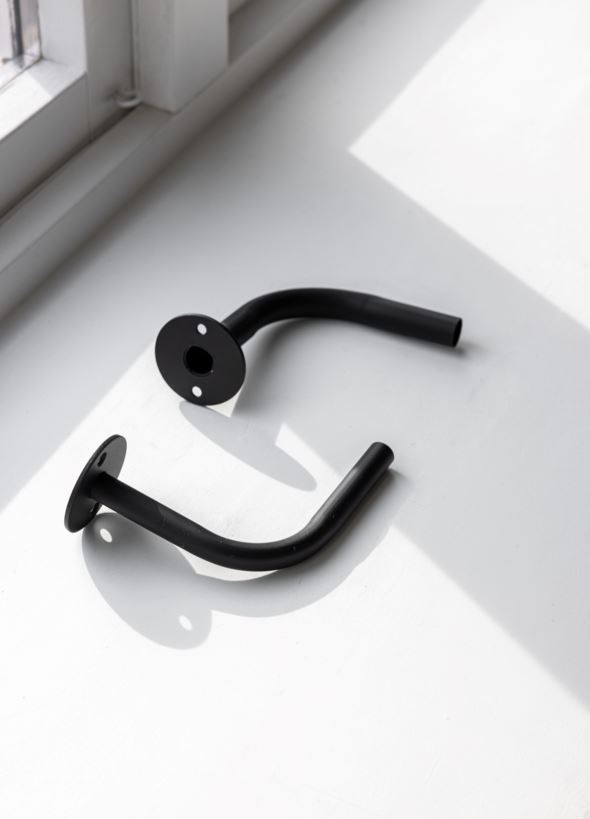 Gardinknopp, 2-pack svart - 3