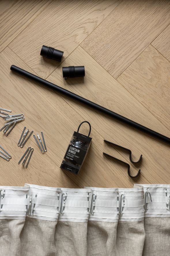 Gardinknopp, 2-pack svart - 4