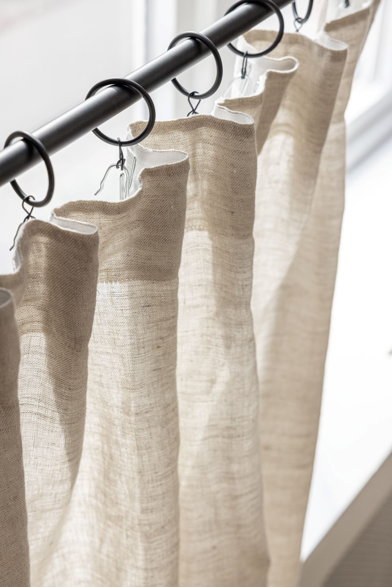 Gardinstång svart - 12