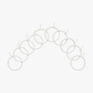 Hemtex | Agaton Gardinringar 10 St. Vit - 25/28mm