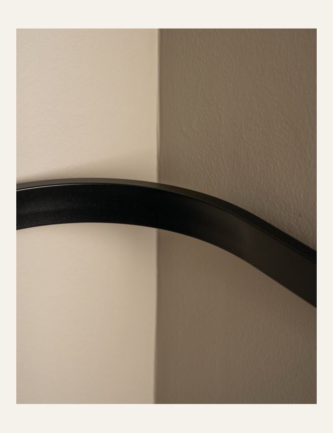 Hörnbåge 90° svart - 2