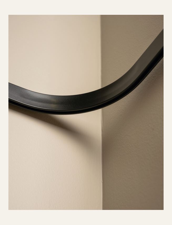 Hörnbåge 90° svart - 3