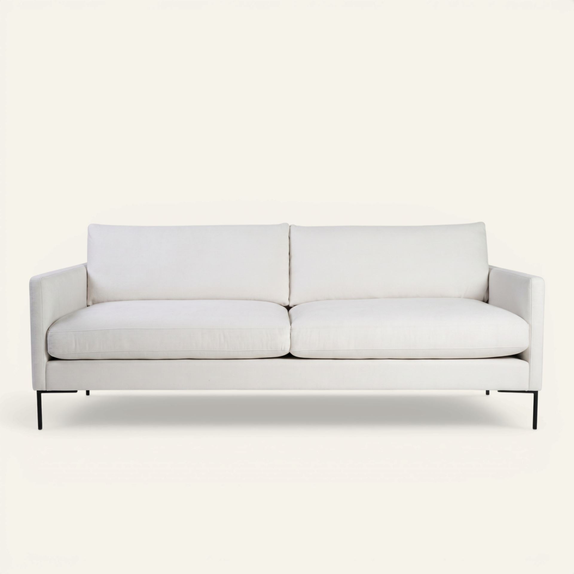 3-sits soffa vit - 227x100x83 cm vit - 1