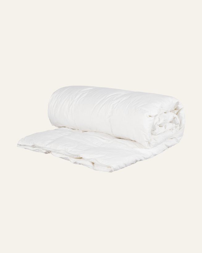 Medelvarmt duntäcke vit - 150x210 cm vit - 1