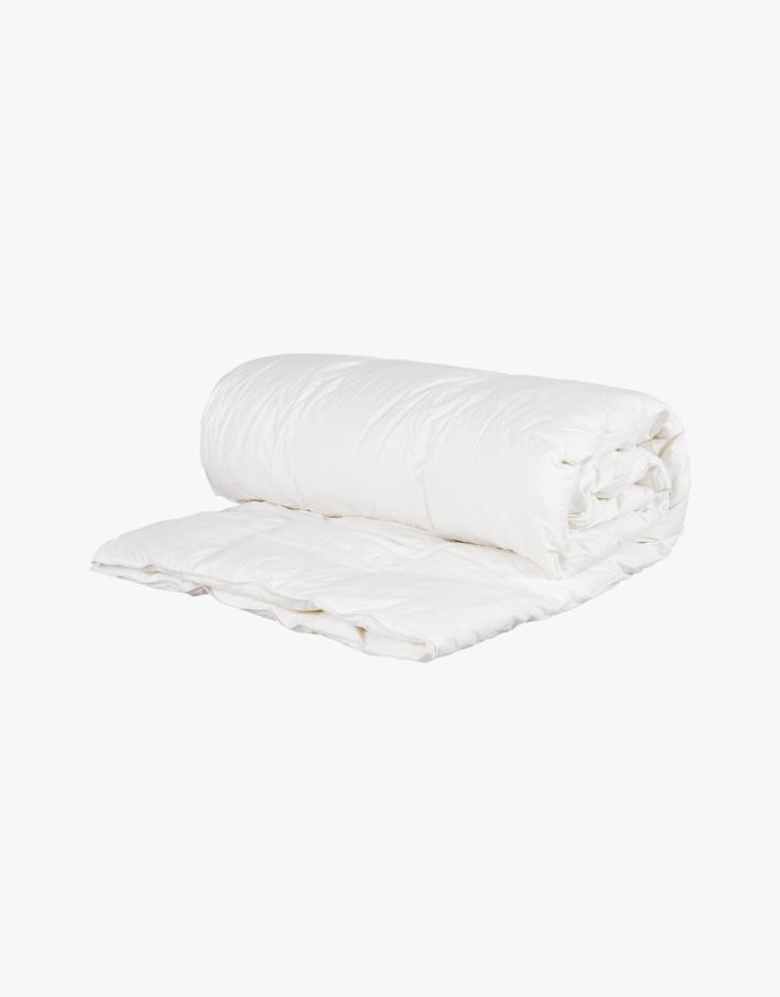 Medelvarmt duntäcke vit - 150x210 cm vit - 1