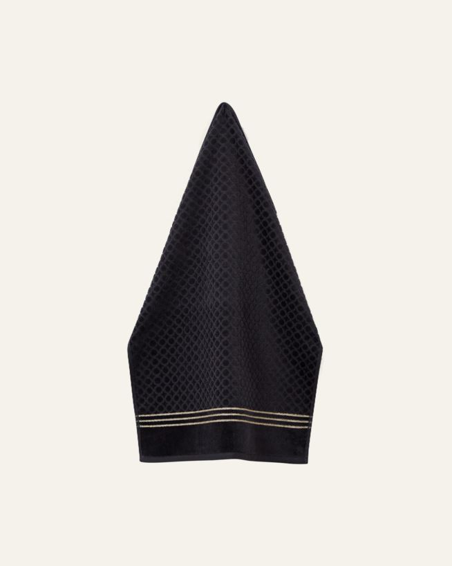 Handduk svart - 30x50 cm svart - 1