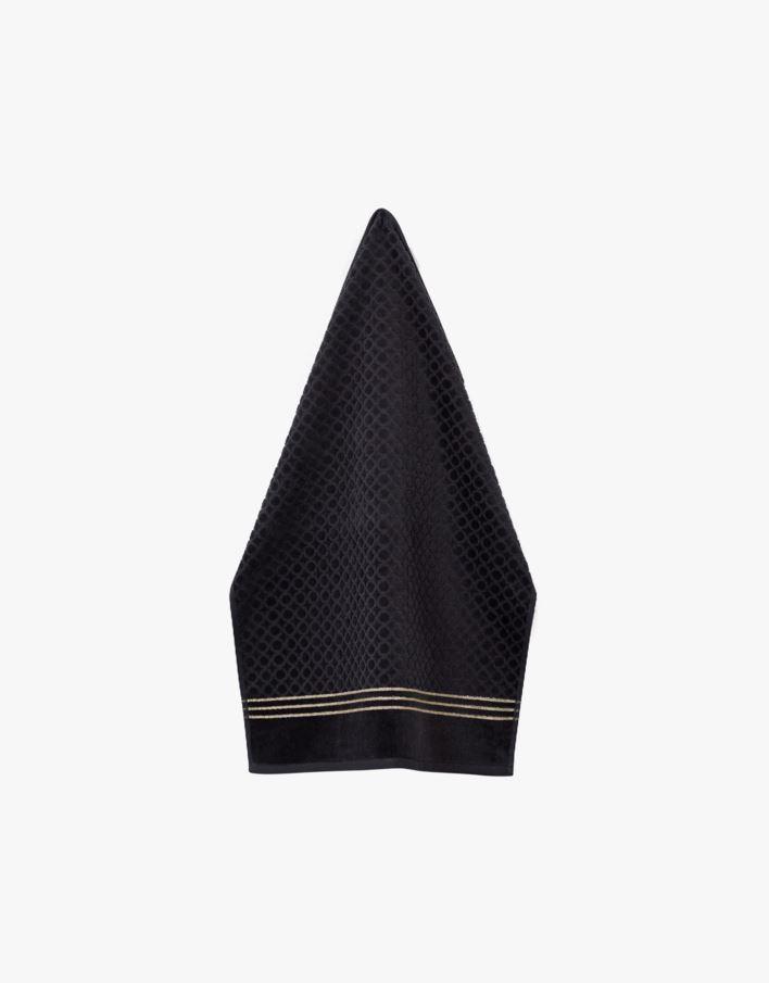 Handduk svart - 30x50 cm svart - 1