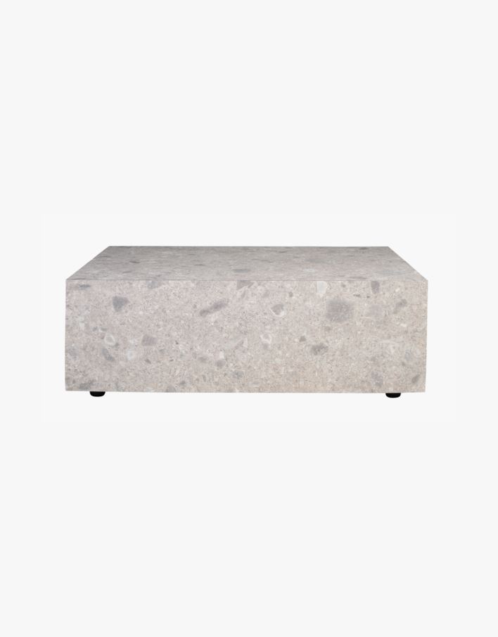 Soffbord multi/grå - 75x75x35 cm multi/grå - 1