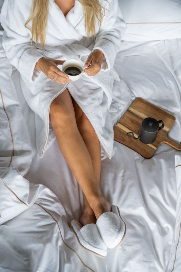 Påslakanset i satin sand - 5