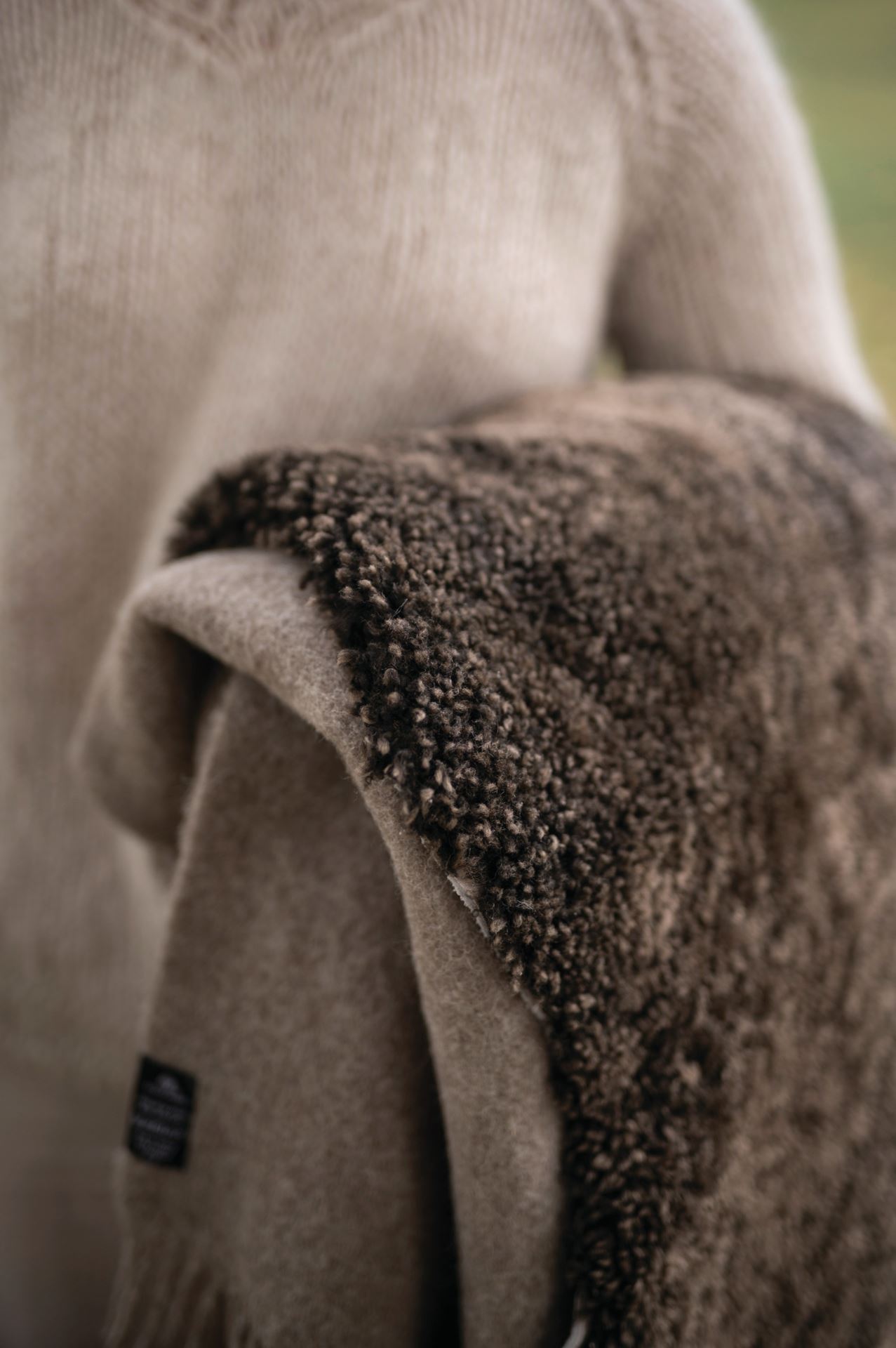 Fårskinn mörkbrun - 5