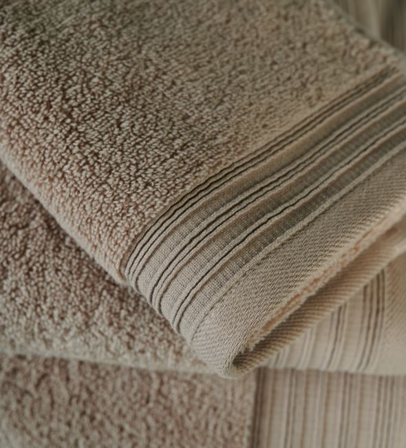 Handduk taupe - 30x50 cm taupe - 1