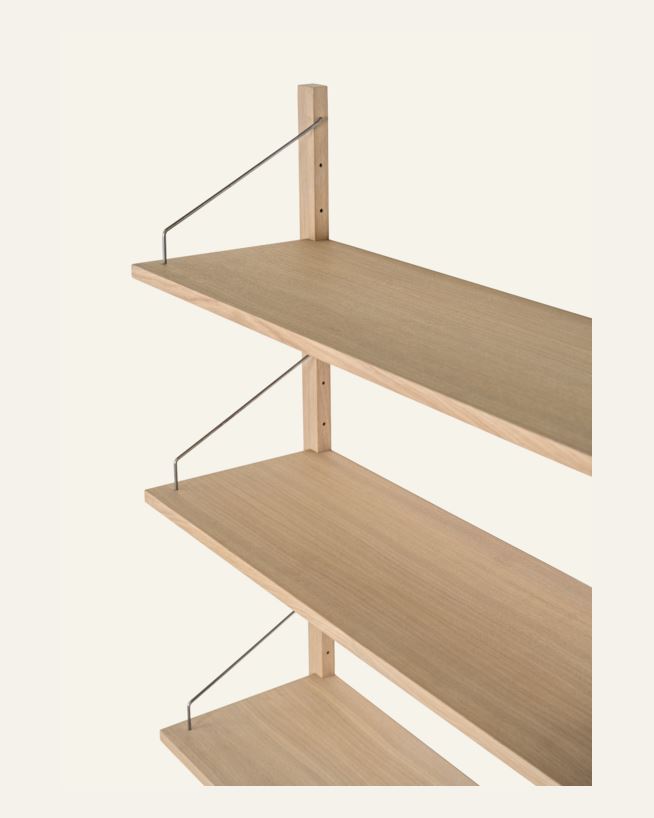 Hyllsystem hyllplan natur - 100x30x2 cm natur - 1