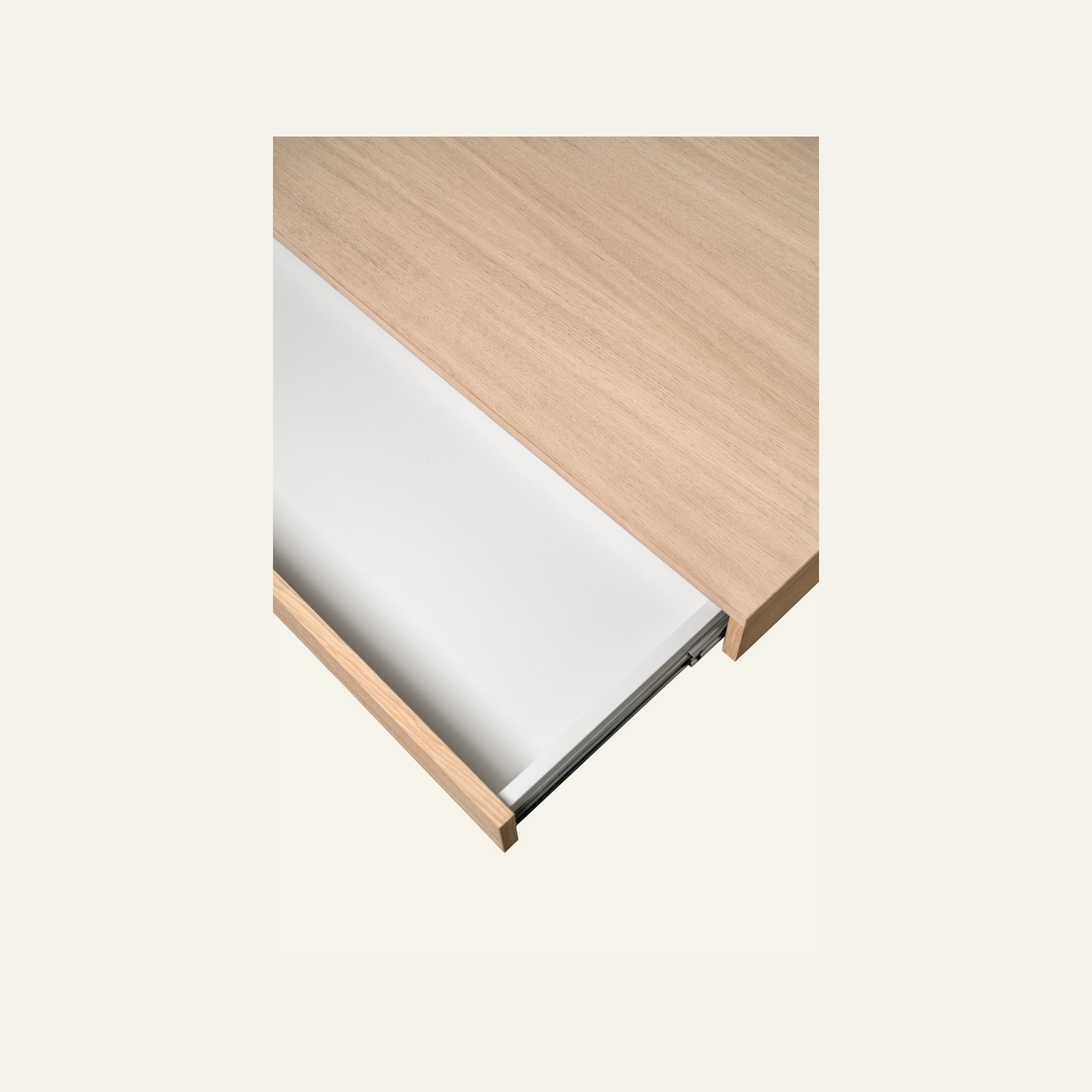 Skrivbordsenhet med låda natur - 2