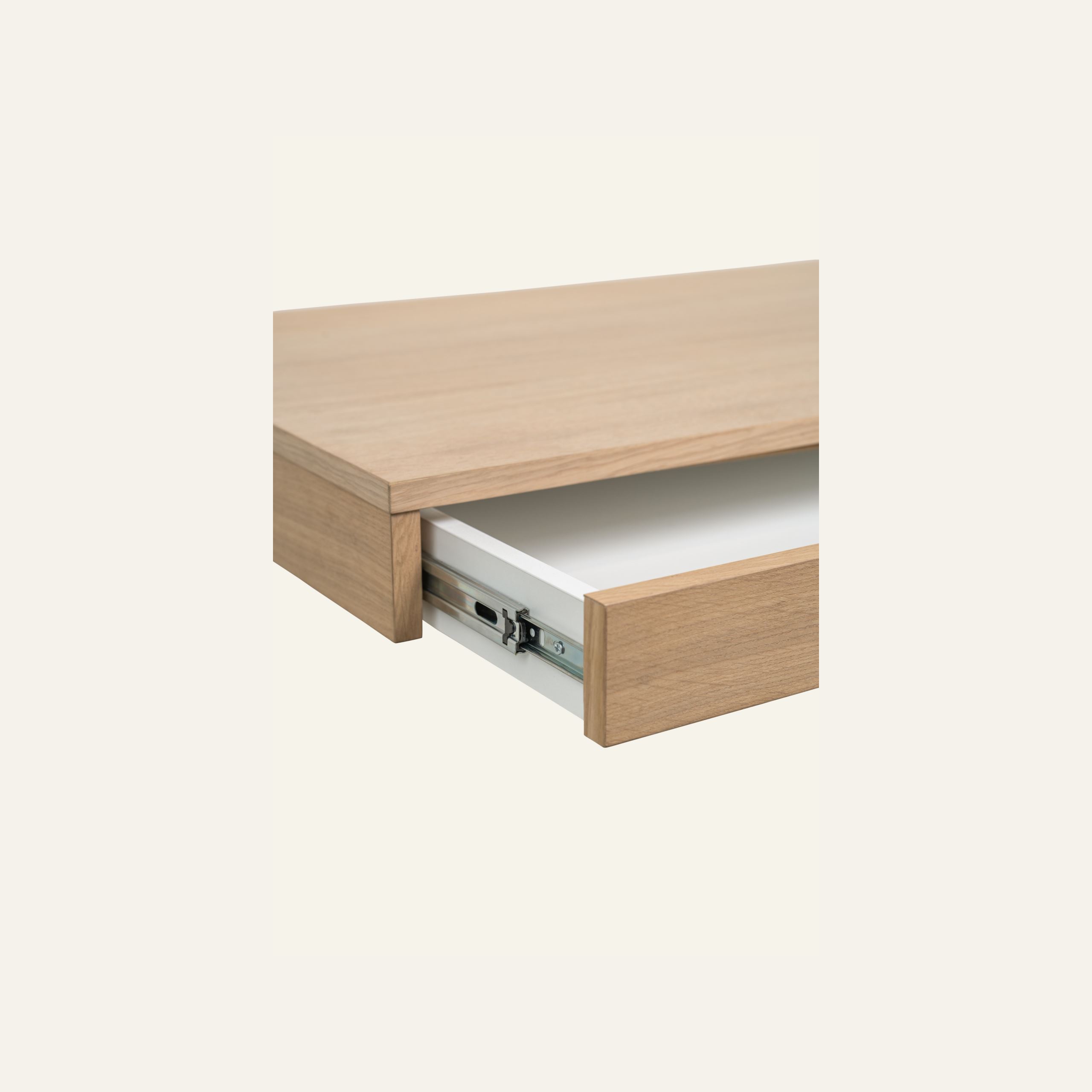 Skrivbordsenhet med låda natur - 5