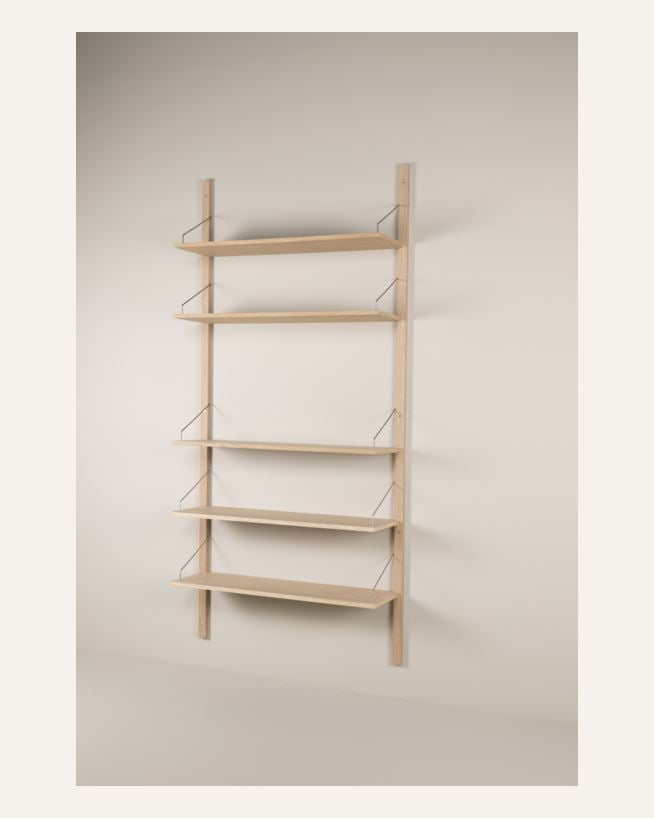 Hyllsystem kombination 1 natur - 220x104 cm natur - 1