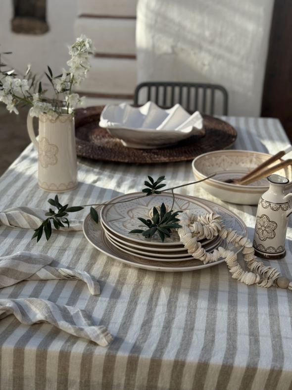 Stor skål beige - 3