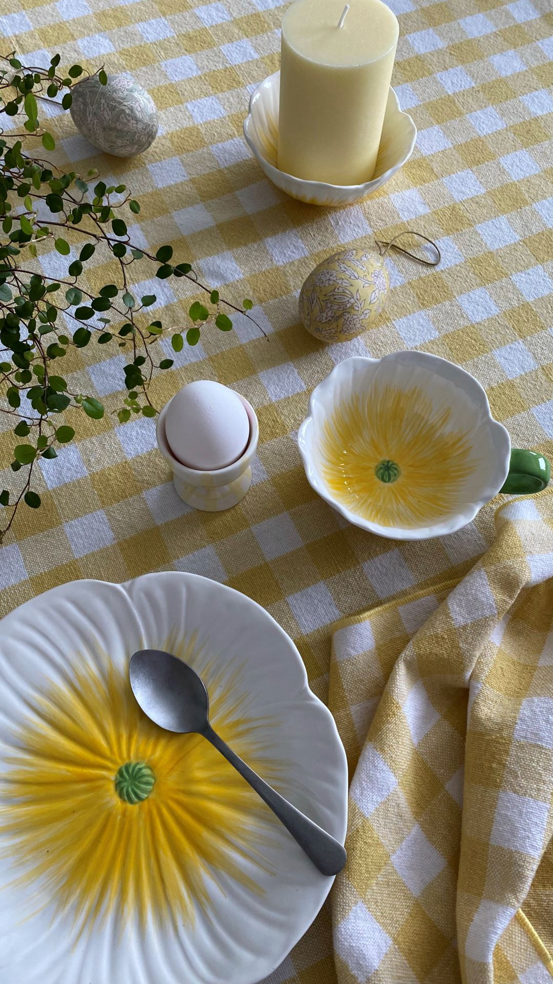 Blockljus ljusgul - 3