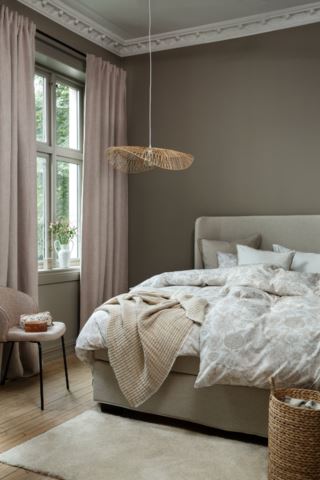 Hemtex | Aino Ljusdämpande Gardin Beige - 140x300 Cm