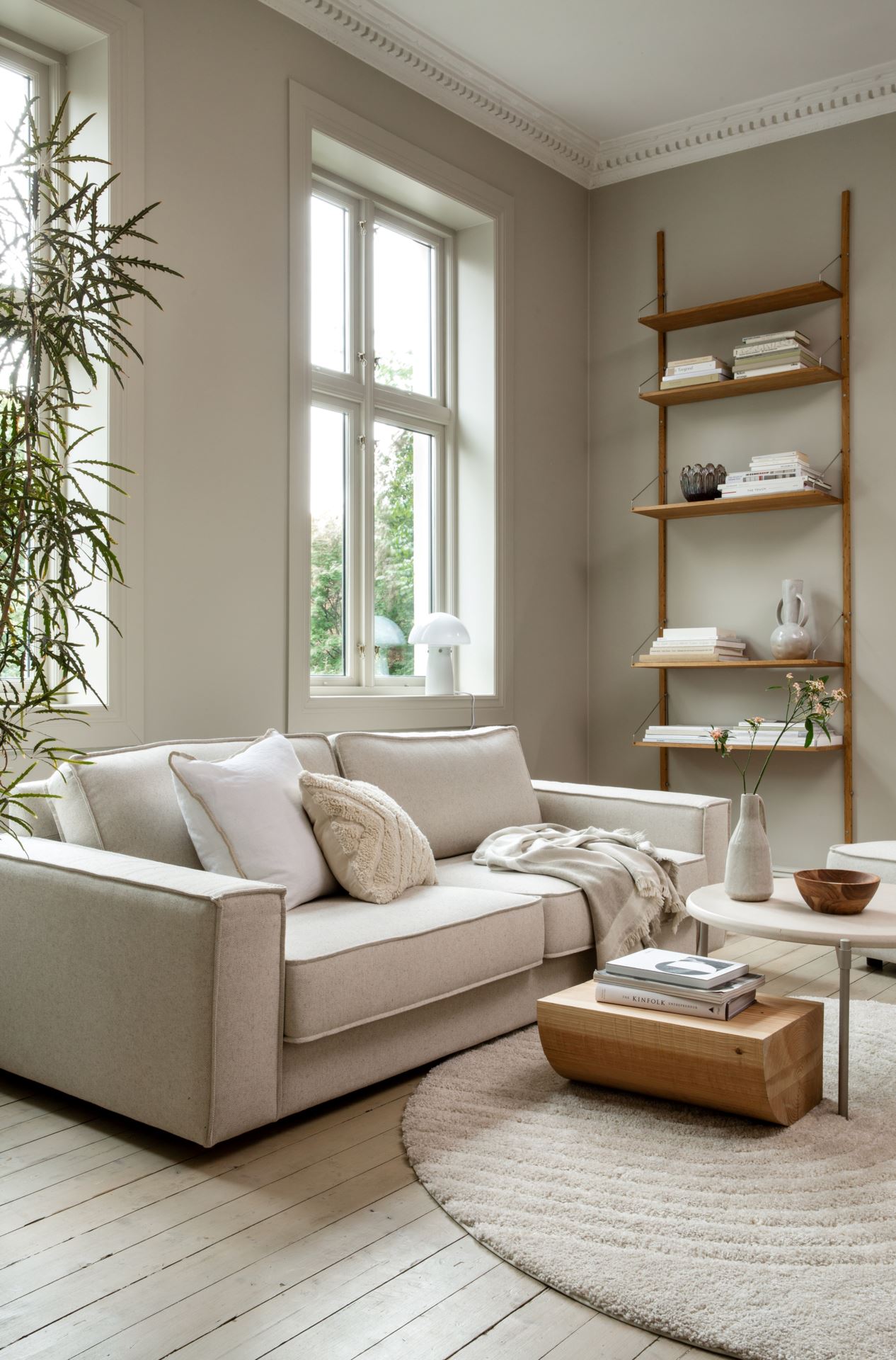 Rund matta offwhite - 3