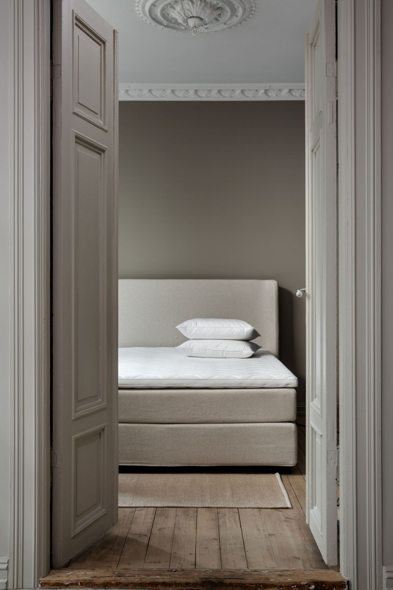 Kontinentalsäng fast komfort natur - 3