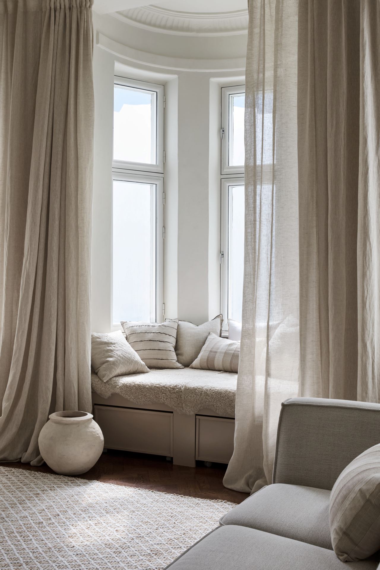 Extra bred linnegardin natur - 2