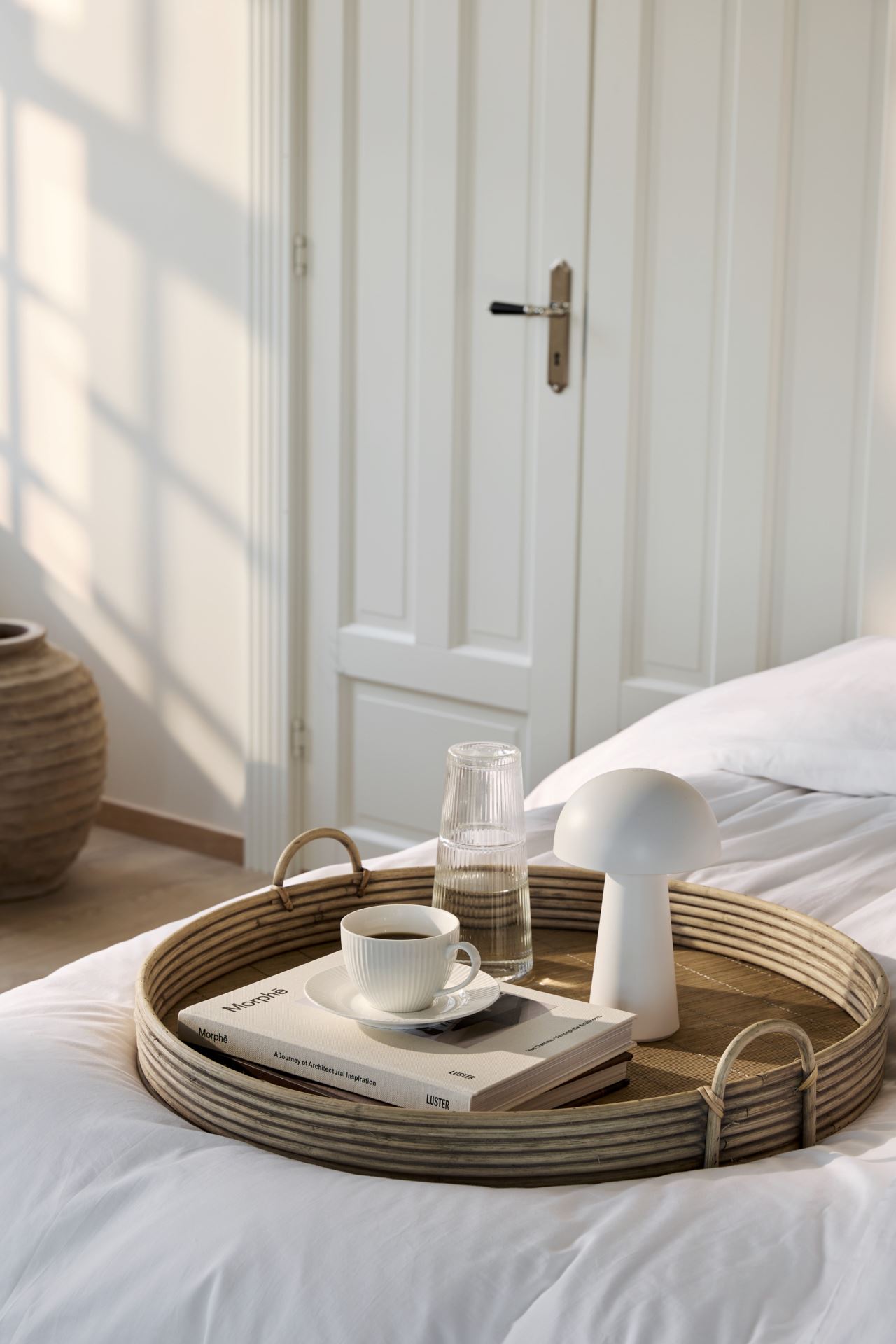 Batteridriven lampa vit - 2