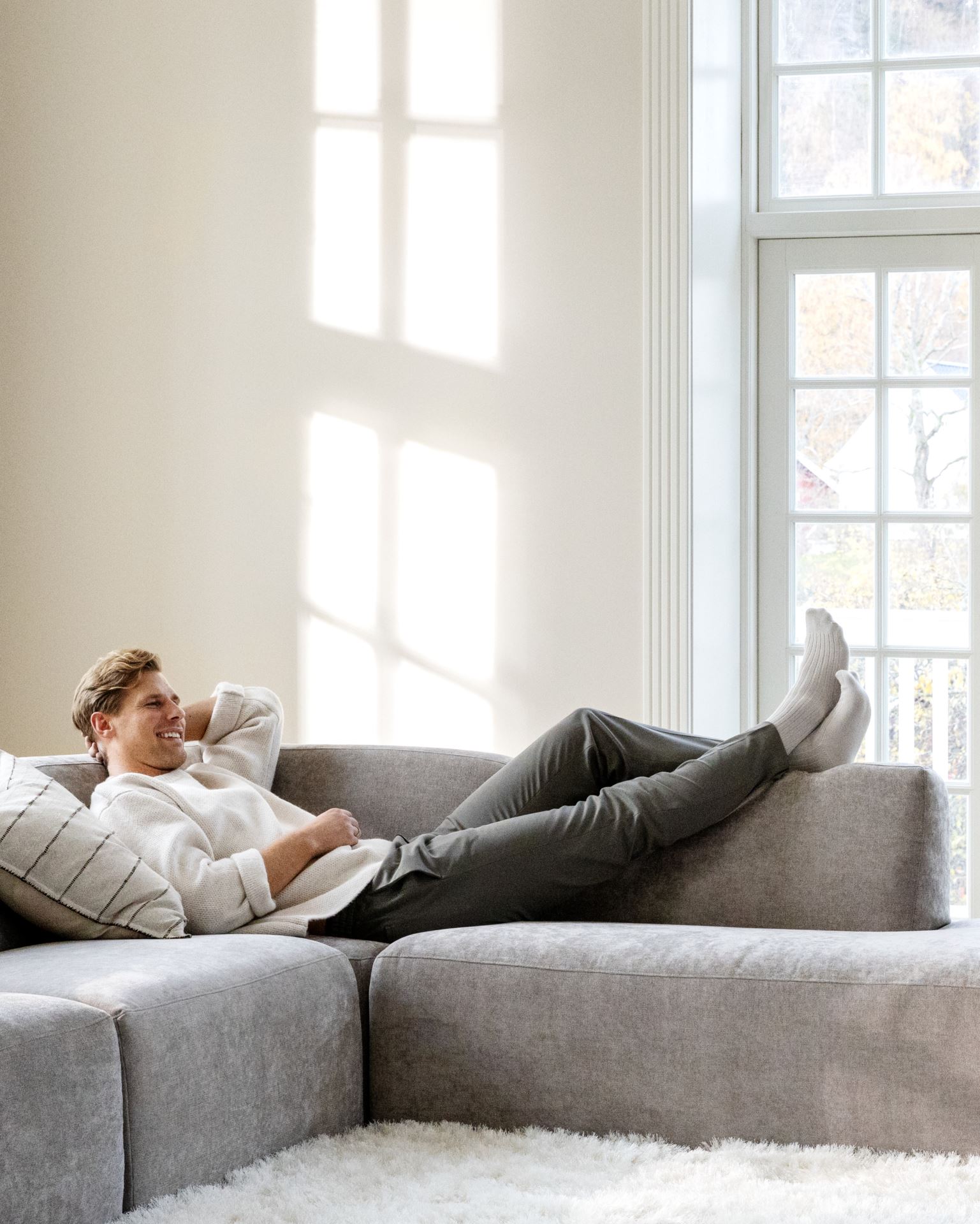 Modulsoffa 1,5 sits utan armstöd grå - 6