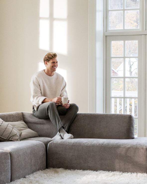 Modul schäslong höger grå - 6