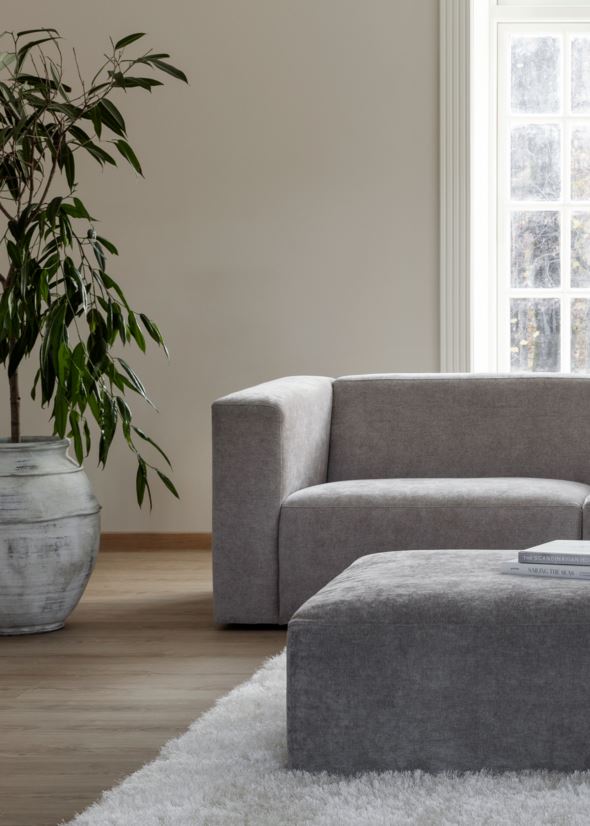 Modul 1,5-sits med vänster armstöd grå - 11