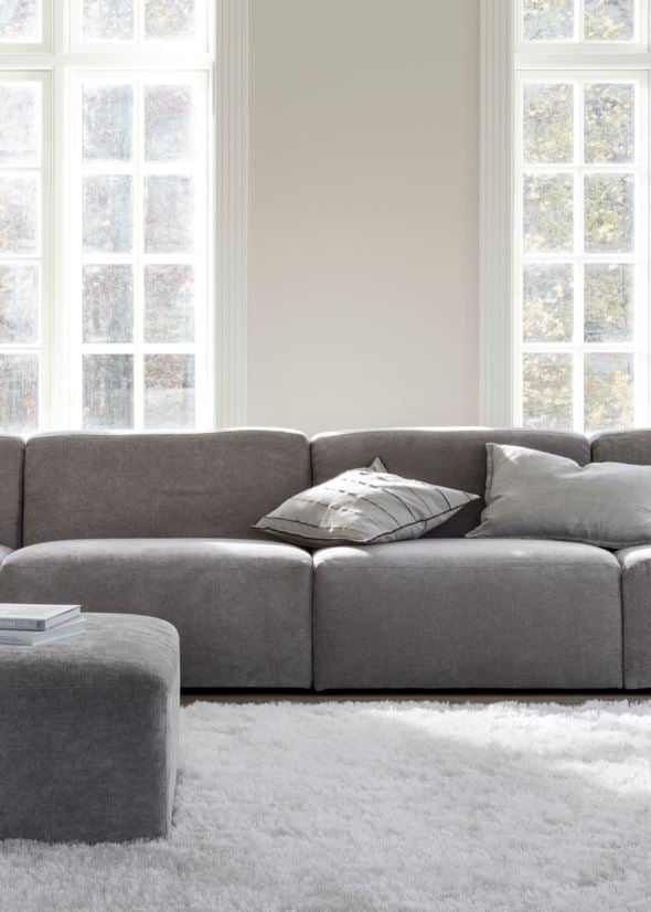 Modul 1,5-sits utan armstöd grå - 2