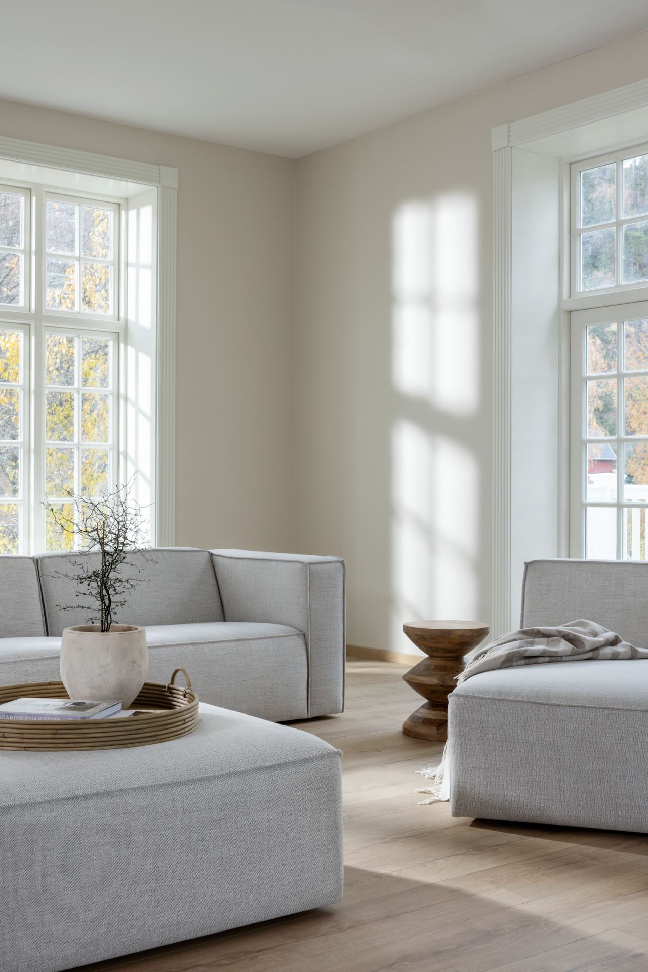 Modulsoffa 1,5 sits utan armstöd natur - 9