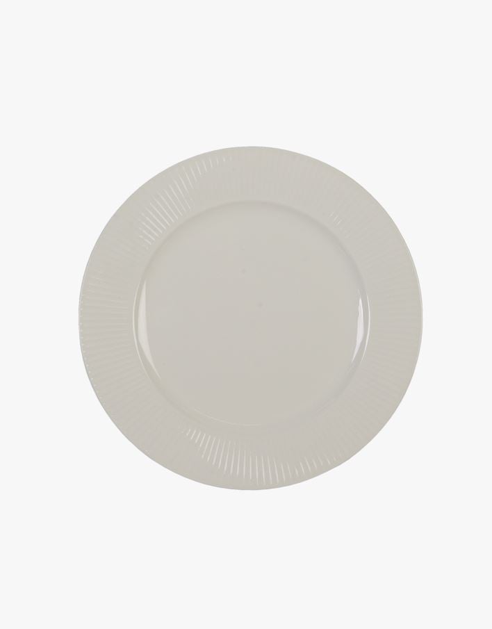 Middagstallrik vit - ø26,7 vit - 1