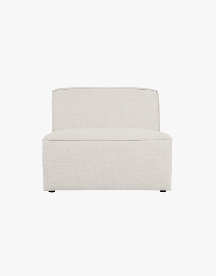 Modulsoffa 1,5 sits utan armstöd natur - 90x93x73 cm natur - 1