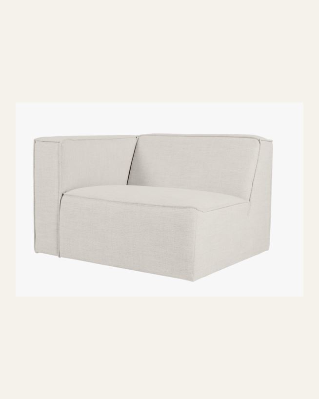 Modul 1,5-sits med vänster armstöd natur - 110x93x73 cm natur - 1