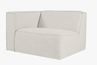 Isa modulsoffa 1,5 sits m/armstöd vänster natur
