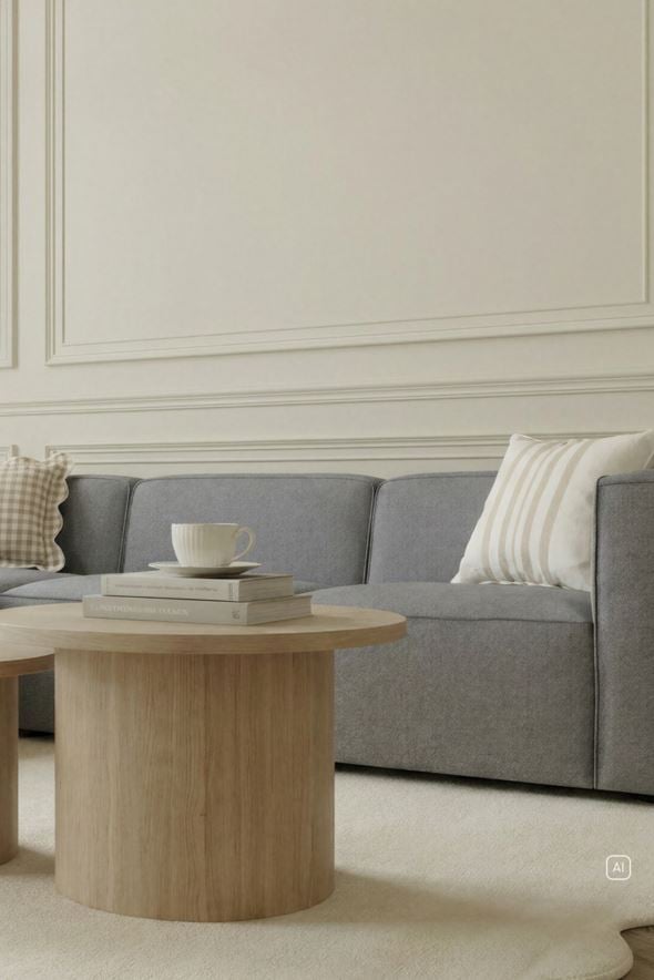 Modulsoffa 4 delar öppen ände vänster grå - 3