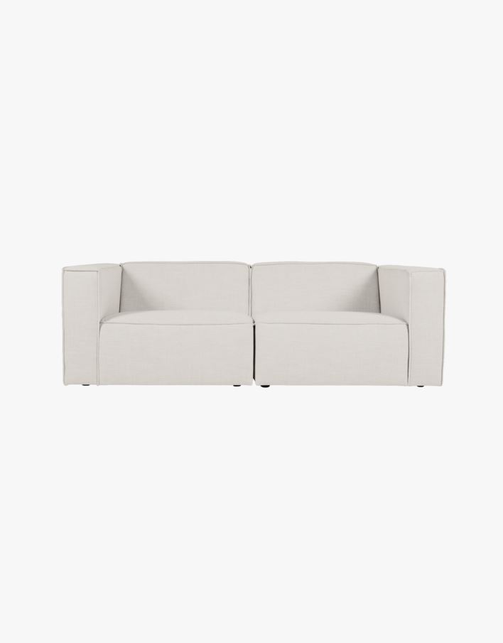  3-sits modulsoffa m/armstöd natur - 220x93x73 cm natur - 1