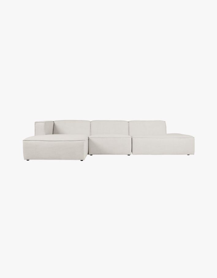 3 delar med öppen ände höger natur - 338x153x73 cm natur - 1